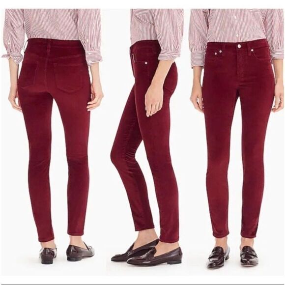 J CREW JEANS high rise velvet - Picture 3 of 4